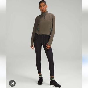 Lululemon Tech Fleece Hiking 1/4 Zip Pullover Carob Brown Size 4